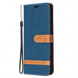 Coverup Denim Klapphülle - Samsung Galaxy A42 Hülle - Blau