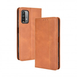 Coverup Vintage Klapphülle - Xiaomi Redmi 9T Hülle - Braun