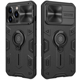 Nillkin Armor CamShield Back Cover - iPhone 13 Pro Max Hülle - Schwarz