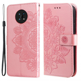 Coverup Mandala Blumen Klapphülle - Nokia G50 Hülle - Rosa