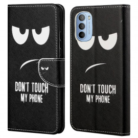 Coverup Klapphülle - Motorola Moto G31 / G41 Hülle - Don't Touch