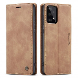 CaseMe Klapphülle - Samsung Galaxy A53 Hülle - Braun