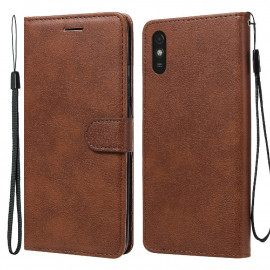 Coverup Klapphülle - Xiaomi Redmi 9A Hülle - Braun