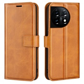 Coverup Deluxe Klapphülle - OnePlus 11 5G Hülle - Braun