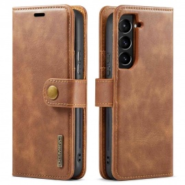 DG.MING 2-in-1 Book Case - Samsung Galaxy S9 Hoesje - Bruin