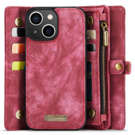 CaseMe 008 2-in-1 Klapphülle & Back Cover mit Brieftasche - iPhone 15 Hülle - Rosa