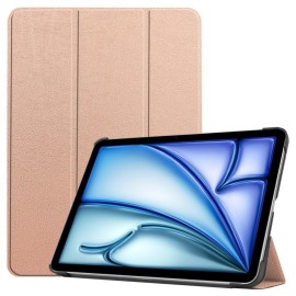 Tri-Fold Ständer Klapphülle mit Schlaf/Wach-Funktion - iPad Air 13 (2024/2025) Hülle - Roségold