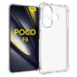 Coverup TPU Back Cover mit AirBag Corners - Xiaomi Poco F6 Hülle - Transparent