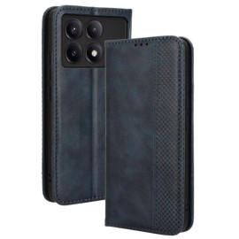 Coverup Vintage Klapphülle - Xiaomi Poco F6 Pro Hülle - Blau