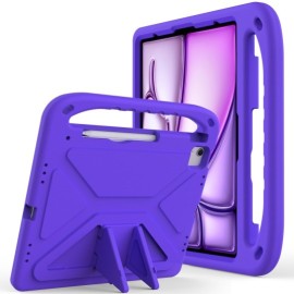 Stoßfeste Kinderhülle - iPad Air 13 (2024/2025) / Pro 13 (2024) Hülle - Violett