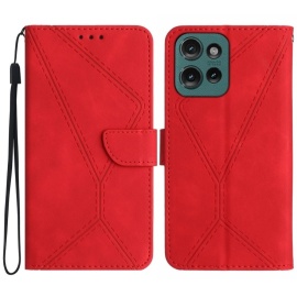 Coverup Klapphülle - Motorola Edge 50 Neo Hülle - Rot