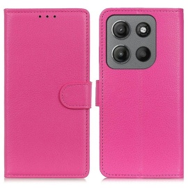 Coverup Klapphülle - Motorola Moto G15 Hülle - Rosa