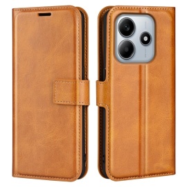 Coverup Deluxe Klapphülle - Xiaomi Redmi Note 14 5G Hülle - Braun