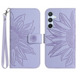 Coverup Sonnenblumen Klapphülle - Samsung Galaxy S25 Hülle - Lavendel