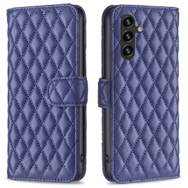 BINFEN Rhombus Klapphülle - Samsung Galaxy A36 Hülle - Blau