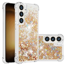 Coverup Liquid Glitzer Back Cover - Samsung Galaxy S25 / S24 Hülle - Gold