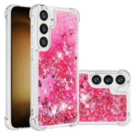 Coverup Liquid Glitzer Back Cover - Samsung Galaxy S25 / S24 Hülle - Rosa