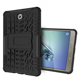 Panzer Back Cover mit Ständer - Samsung Galaxy Tab S2 8.0 Hülle - Schwarz