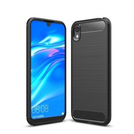 Armor Brushed TPU Back Cover - Huawei Y5 (2019) Hülle - Schwarz